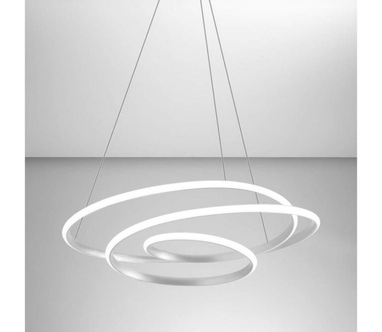 Gea Luce Gea Luce DIVA S G TITANIO- LED Stmívatelný lustr na lanku DIVA LED/44W/230V šedá