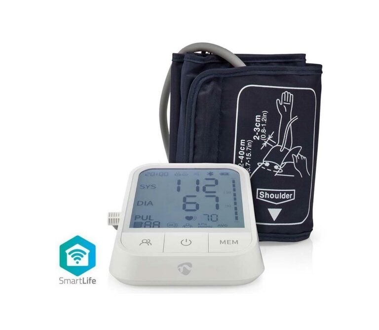 BTHBP10WT - Chytrý monitor krevního tlaku Tuya 4xAAA