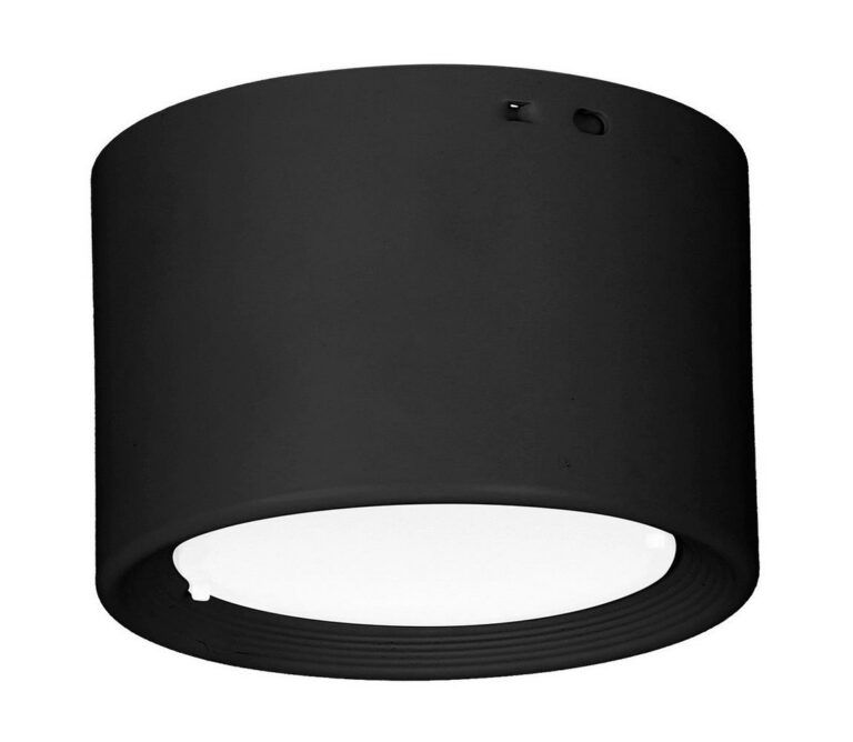 LED Stropní svítidlo LED/10W/230V černá pr. 10 cm