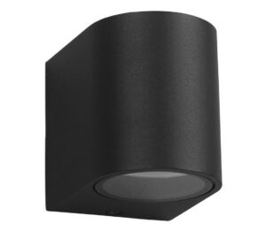 Venkovní nástěnné svítidlo OVALIS 1xGU10/60W/230V IP44 černá