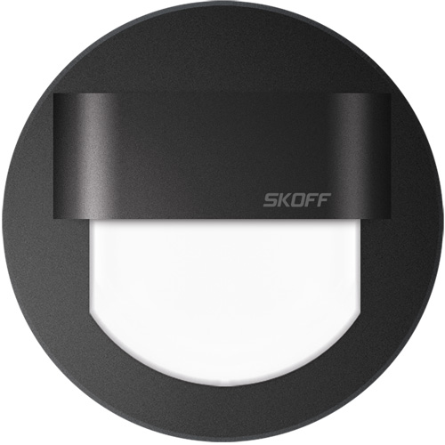 LED nástěnné svítidlo Skoff Rueda černá teplá 230V MM-RUE-D-H s čidlem pohybu
