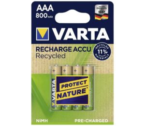 Varta Varta 5681 - 4 ks Nabíjecí baterie ACCU RECYCLED AAA Ni-MH/800mAh/1