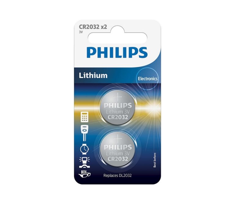 Philips Philips CR2032P2/01B - 2 ks Lithiová baterie knoflíková CR2032 MINICELLS 3V