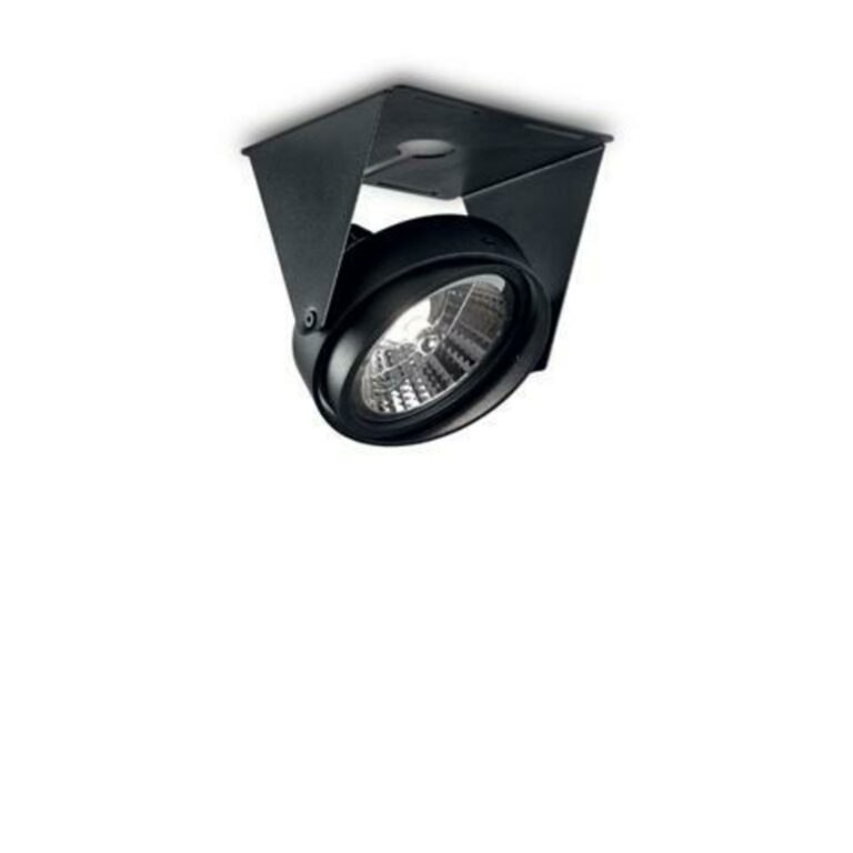 Stropní reflektorové svítidlo Ideal Lux Channel Big 203140 GU10 1x13W IP20 14cm černé