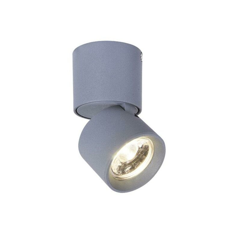 ACA Lighting bodové svítidlo nástěnné LED 5W COB 80° 3000K 400LM šedá hliník D5