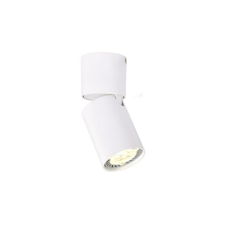 ACA Lighting bodové svítidlo nástěnné 1XGU10 bílá hliník D5