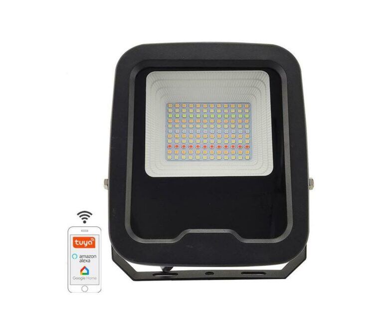 LED RGB Stmívatelný reflektor LED/30W/230V 3000K-6500K Wi-Fi Tuya IP65