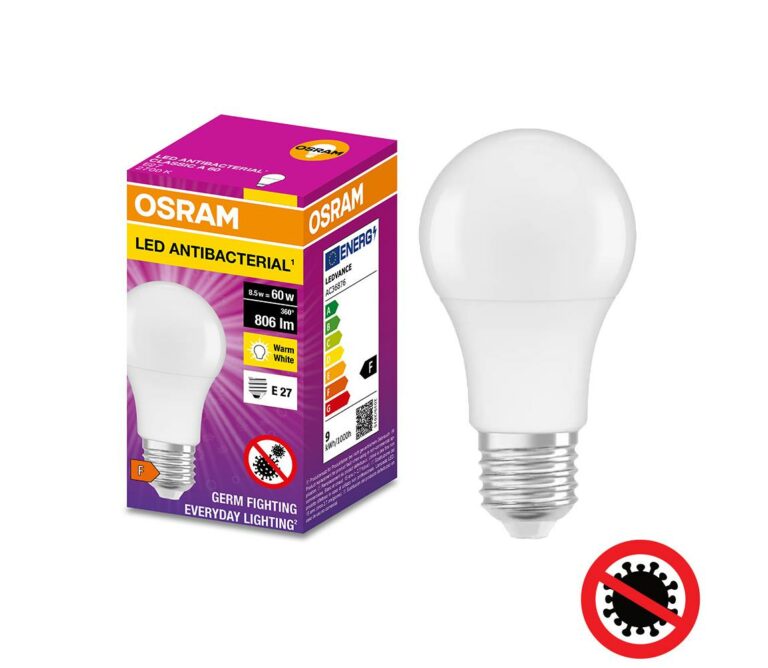 Osram LED Antibakteriální žárovka A60 E27/8