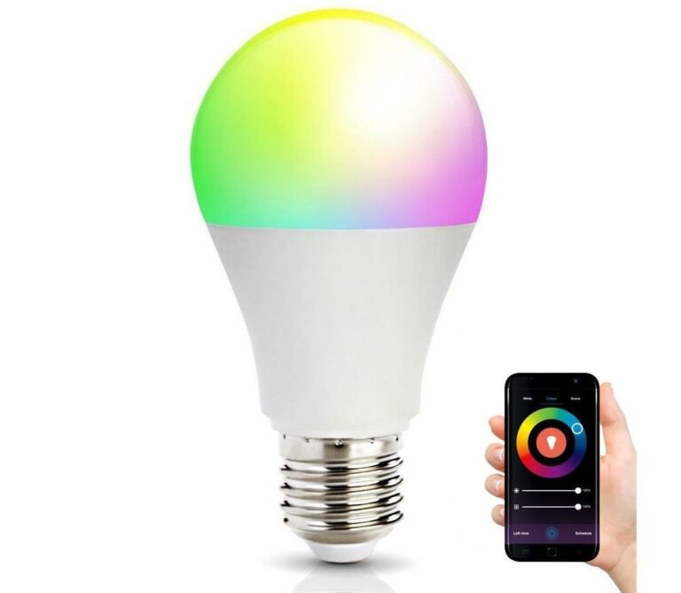 LED RGB Chytrá stmívatelná žárovka E27/9
