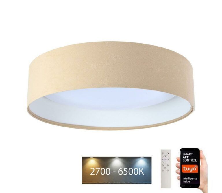 LED Stropní svítidlo SMART GALAXY LED/24W/230V Wi-Fi Tuya béžová/bílá + DO