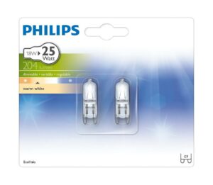 Philips SADA 2x Průmyslová žárovka Philips ECOHALO G9/18W/230V 2800K