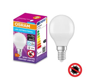 Osram LED Antibakteriální žárovka P40 E14/4