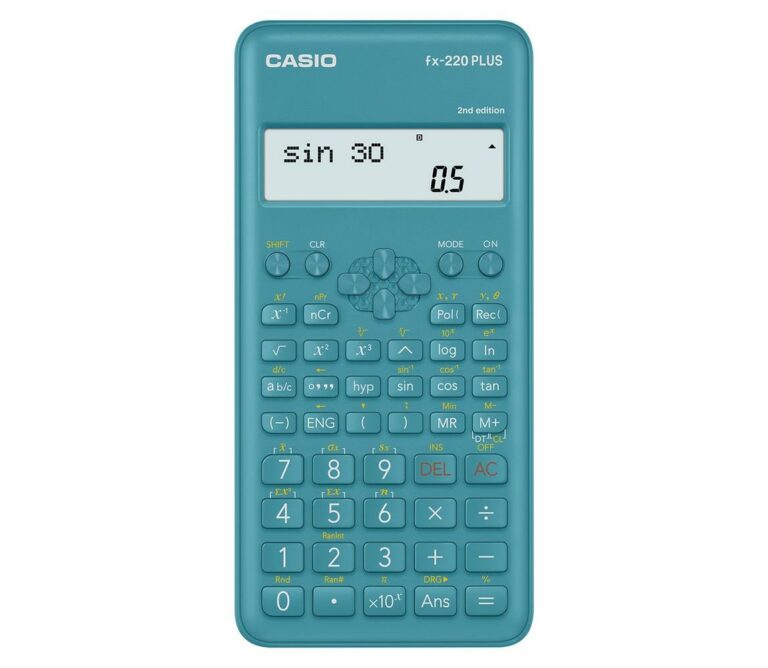 Casio Casio - Školní kalkulačka 1xAAA tyrkysová