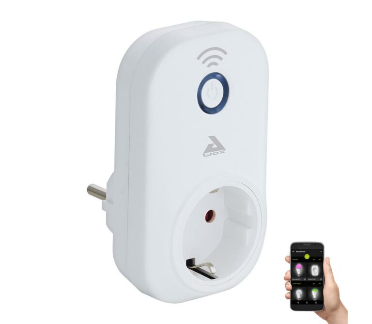 Eglo Eglo 97936 - Chytrá zásuvka Connect plug PLUS 2300W Bluetooth