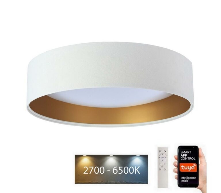 LED Stropní svítidlo SMART GALAXY LED/24W/230V Wi-Fi Tuya bílá/zlatá + DO
