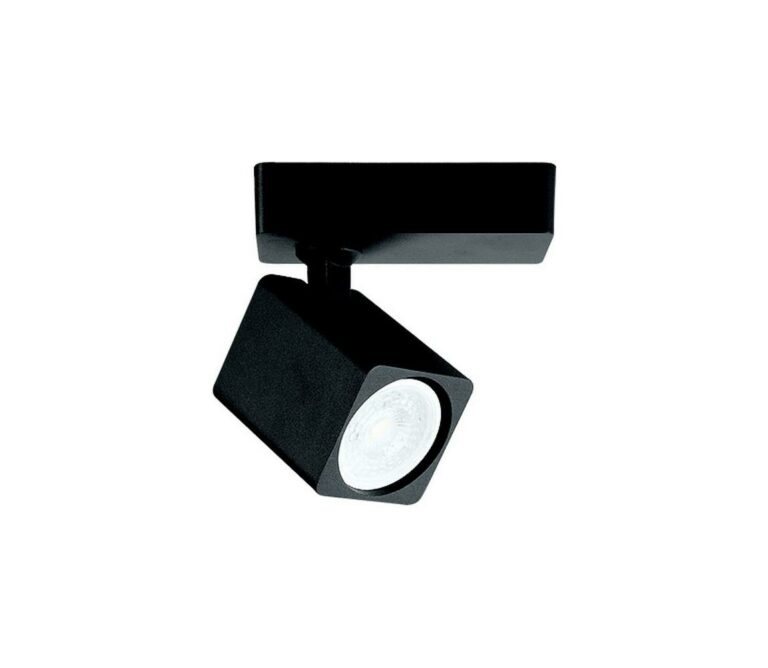 Eurolamp Bodové svítidlo 1xGU10/7W/230V černá