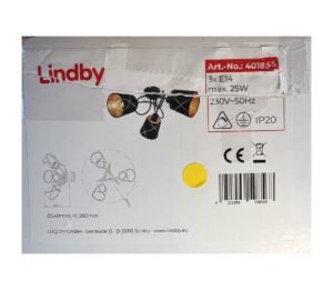 Lindby Lindby - Přisazený lustr SINDRI 3xE14/25W/230V