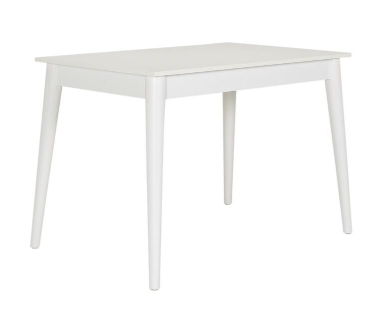 Adore Furniture Jídelní stůl 77x110 cm bílá