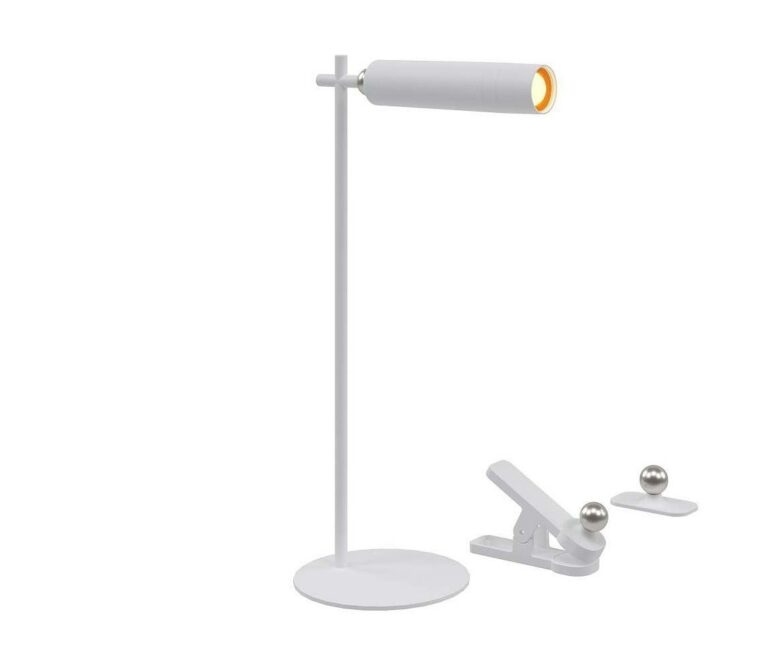 LED Stmívatelná magnetická stolní lampa LED/3W/5V 4000K 1500 mAh bílá