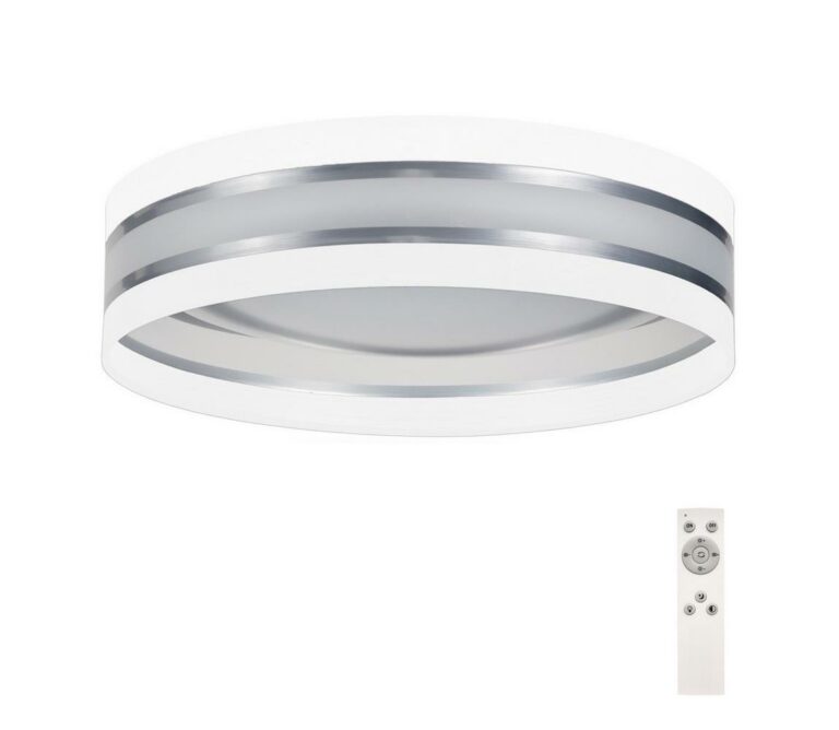 LED Stmívatelné stropní svítidlo SMART CORAL LED/24W/230V bílá/stříbrná + DO