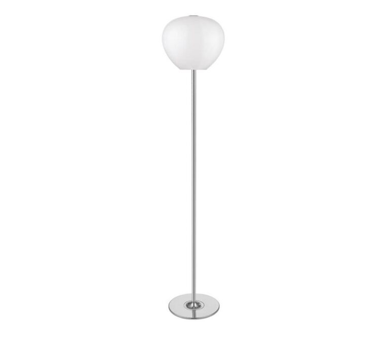 147000 - Stojací lampa ARAGON 3xG9/3W/230V bílá/lesklý chrom
