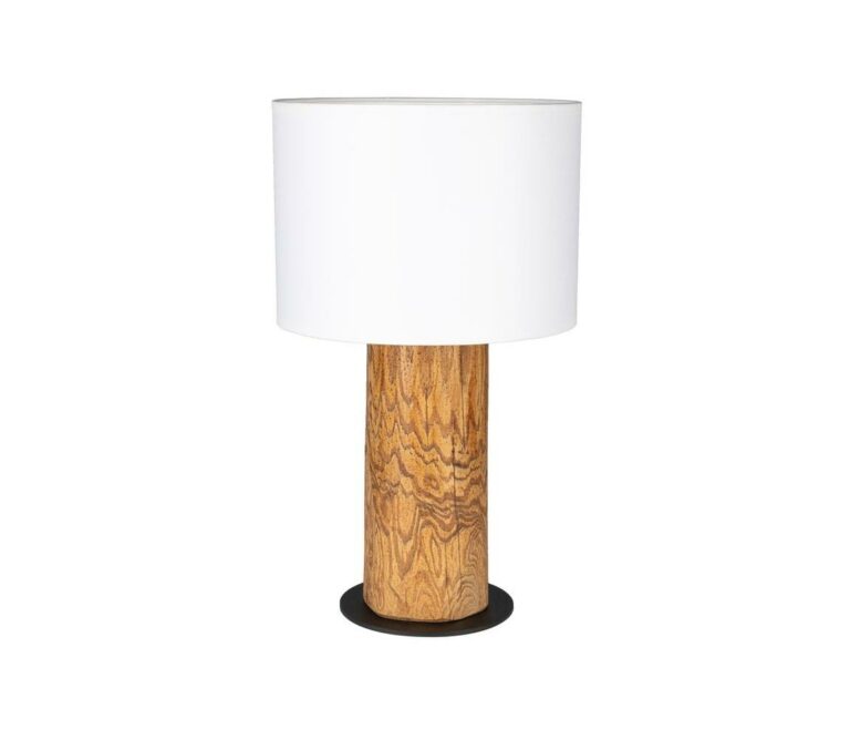776016904 - Stolní lampa PINO MIX 1xE27/40W/230V borovice