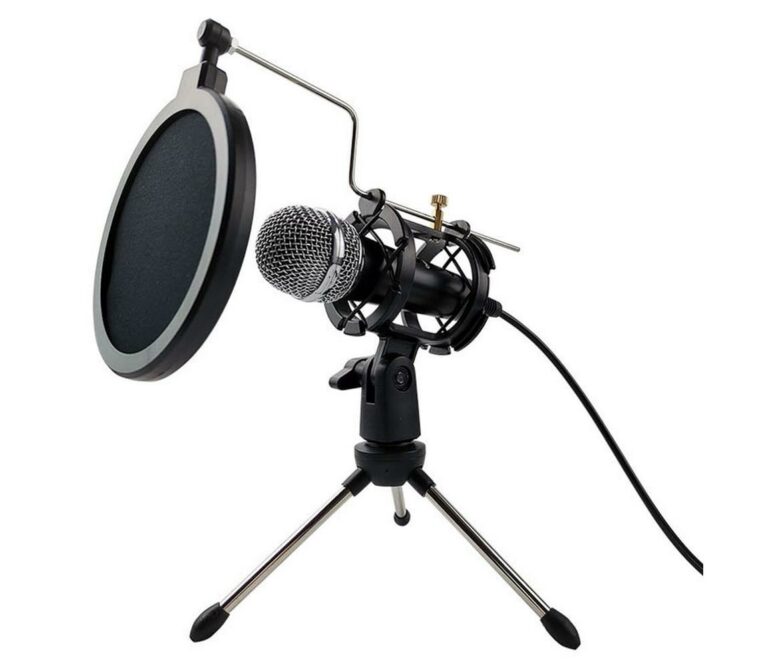 Kondenzátorový mikrofon s POP filtrem JACK 3