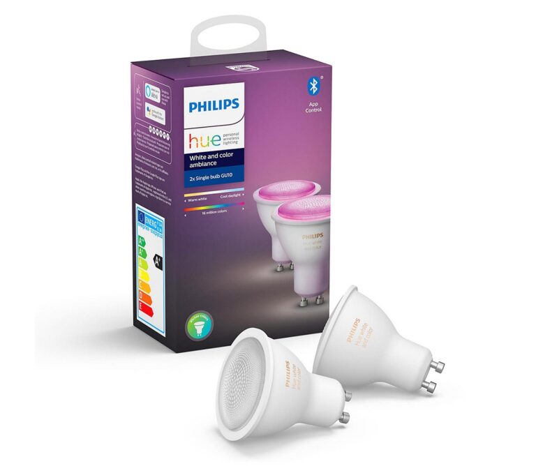 Philips SADA 2x LED Stmívatelná Philips White And Color Ambiance Hue GU10/4