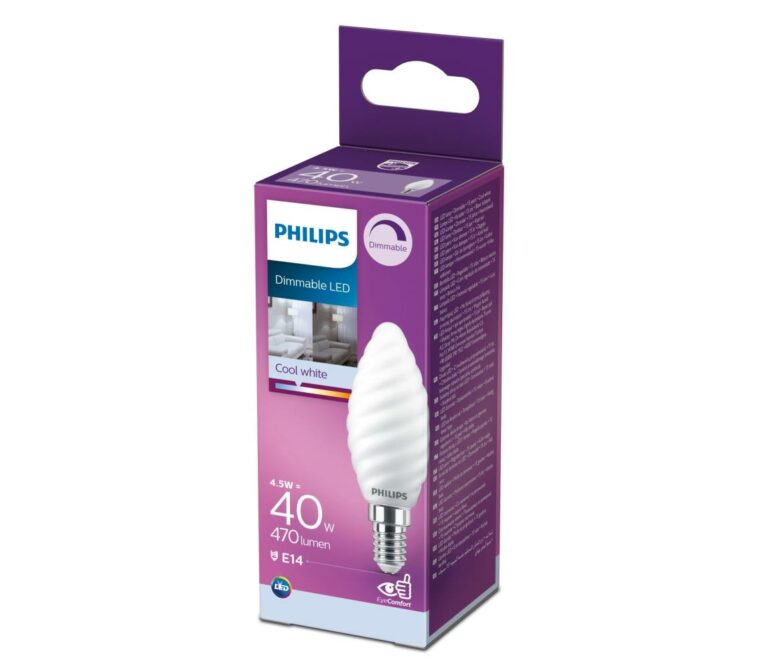 Philips LED Stmívatelná žárovka Philips E14/4