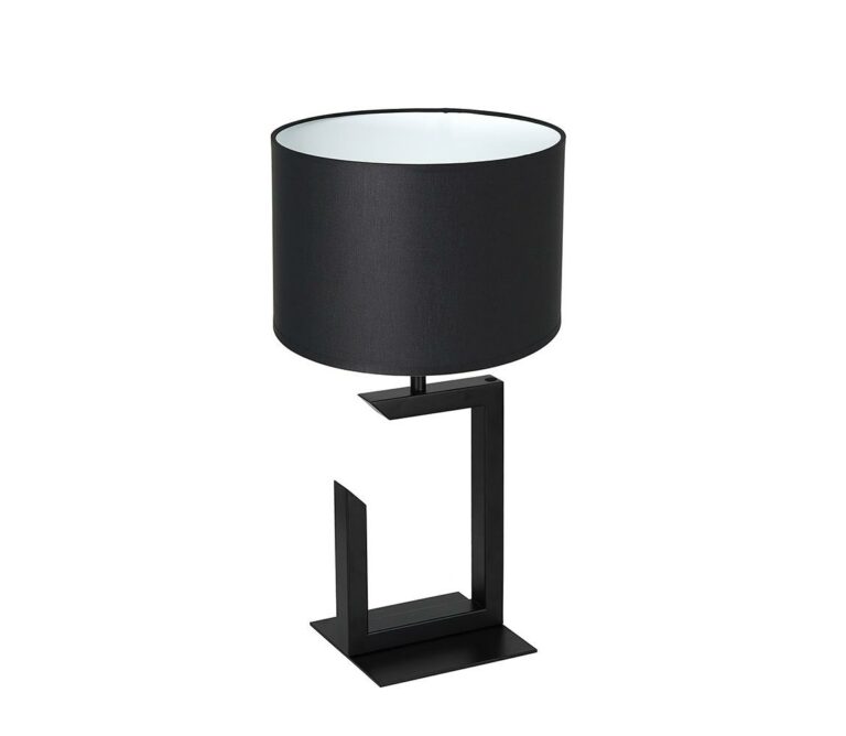 Stolní lampa 1xE27/60W/230V 45 cm černá/bílá