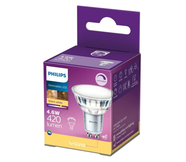 Philips LED Stmívatelná žárovka Philips GU10/4
