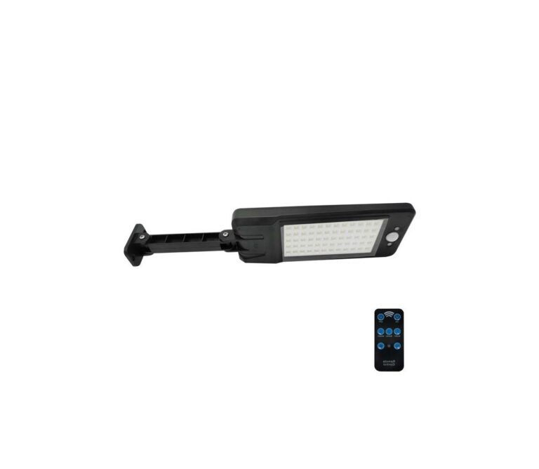 LED Stmívatelná solární pouliční lampa se senzorem LED/7W/7