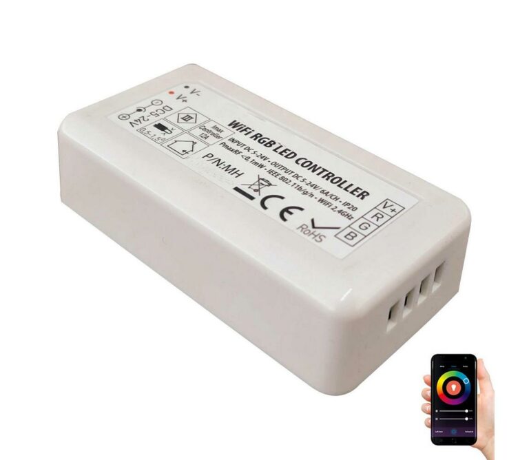 Greenlux Chytrý ovladač pro LED RGB pásky 5-24V Wi-Fi Tuya