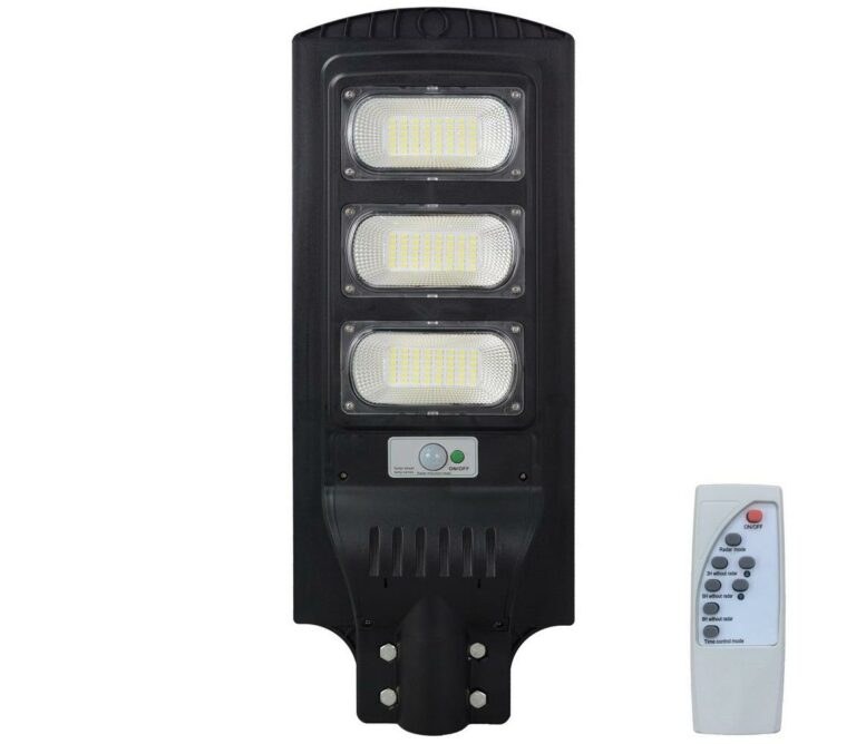 LED Solární pouliční lampa se senzorem STREET LED/15W/3