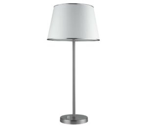 Stolní lampa IBIS 1xE14/40W/230V bílá/matný chrom