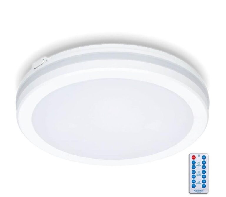 LED Koupelnové stropní svítidlo se senzorem LED/24W/230V pr. 30 cm bílá + DO