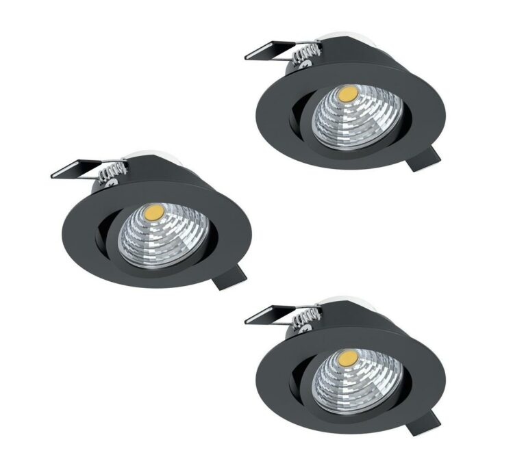 Eglo Eglo 900747 - SADA 3x LED Stmívatelné podhledové svítidlo SALICETO LED/6W/230V