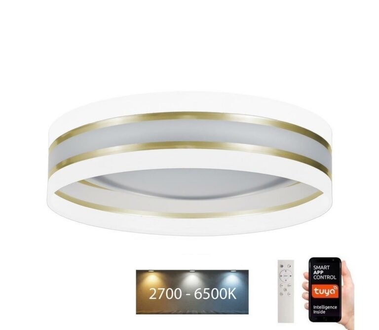 LED Stmívatelné stropní svítidlo SMART CORAL LED/24W/230V Wi-Fi Tuya bílá + DO