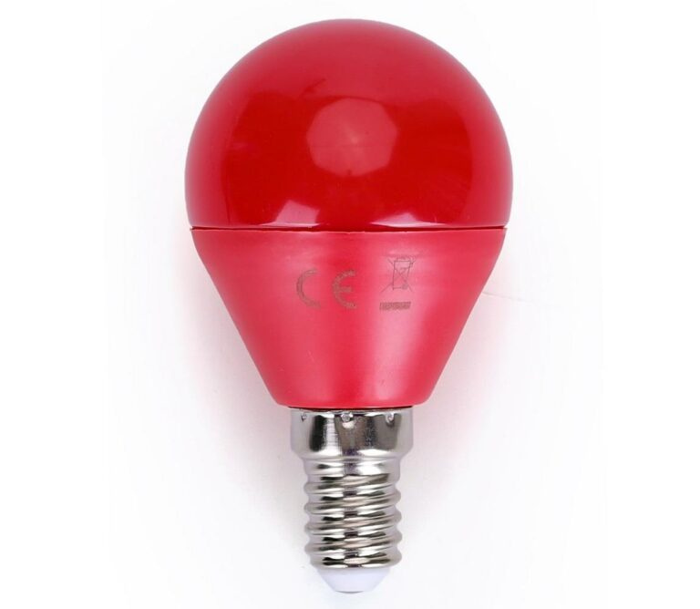 B.V. LED Žárovka G45 E14/4W/230V červená -