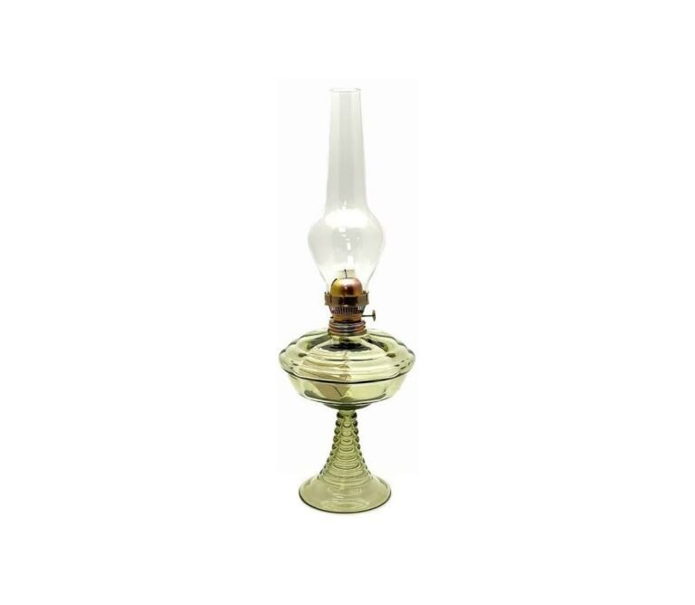 Floriánova huť Petrolejová lampa DROBĚNA 50 cm lesní zelená
