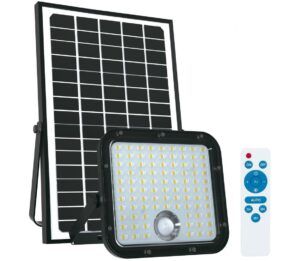 Venkovní solární reflektor se senzorem LED/30W/6