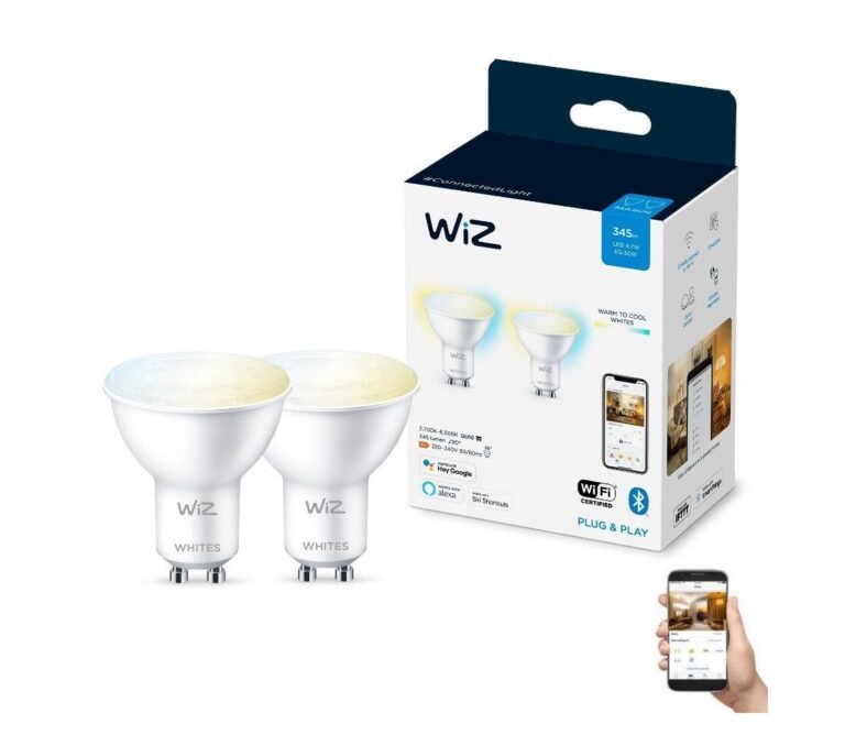 WiZ SADA 2x LED Stmívatelná žárovka PAR16 GU10/4