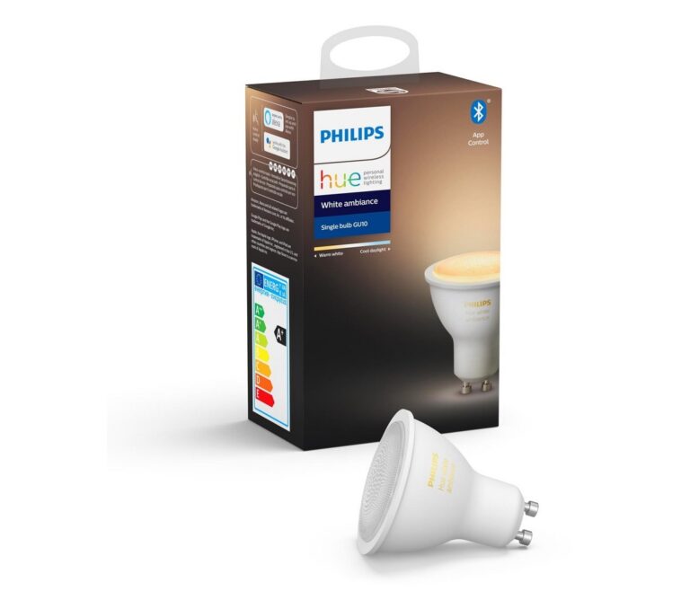 Philips LED Stmívatelná žárovka Philips Hue WHITE AMBIANCE 1xGU10/4