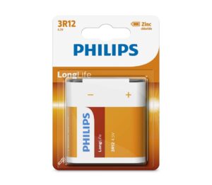 Philips Philips 3R12L1B/10 - Zinkochloridová baterie 3R12 LONGLIFE 4