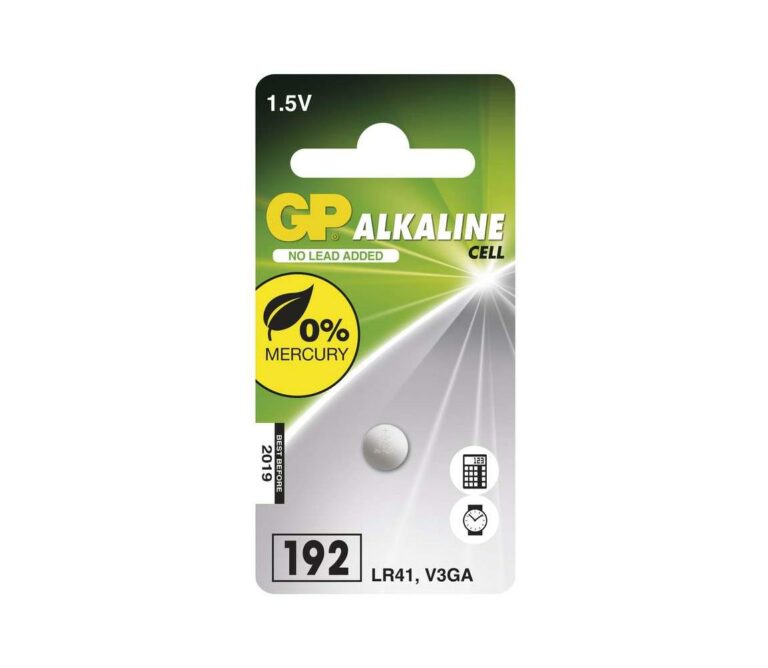 Alkalická baterie knoflíková LR41 GP ALKALINE 1