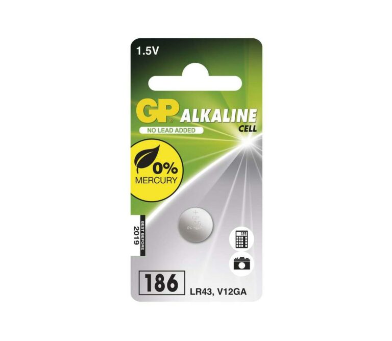 Alkalická baterie knoflíková LR43 GP ALKALINE 1