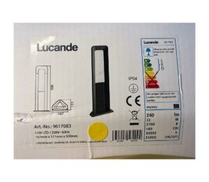 Lucande Lucande - LED Venkovní lampa SECUNDA LED/11W/230V IP54