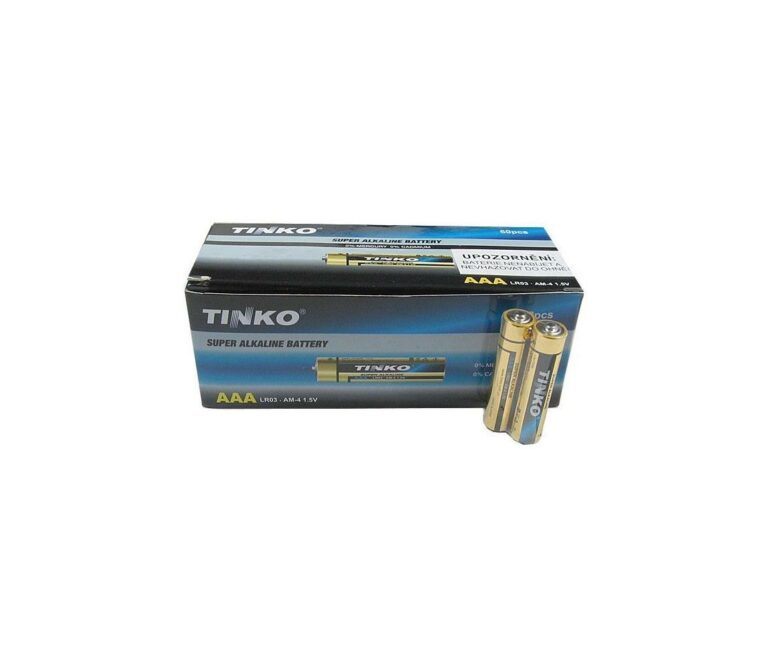 60 ks Alkalická baterie TINKO AAA 1