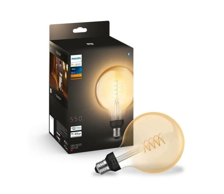 Philips LED Stmívatelná žárovka Philips Hue WHITE FILAMENT G125 E27/7W/230V 2100K