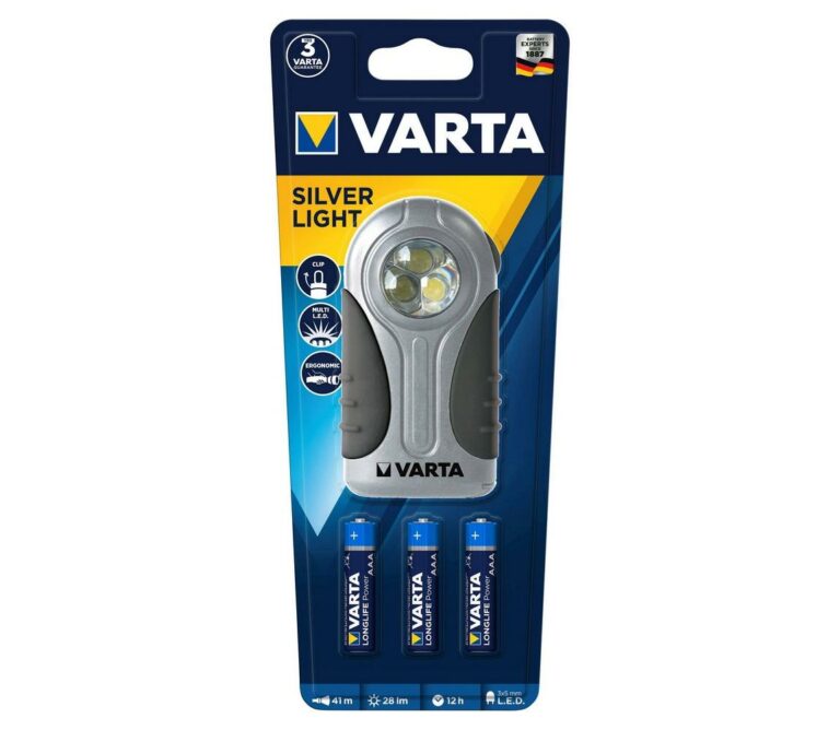 Varta Varta 16647101421 - LED Ruční svítilna SILVER LIGHT LED/3xAAA